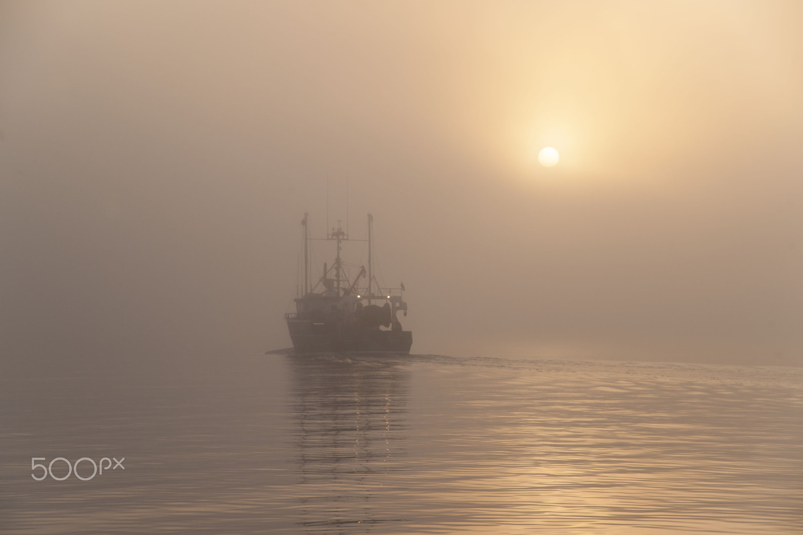 Minolta/Sony AF 24-105mm F3.5-4.5 (D) sample photo. Going fishing throug the fog photography