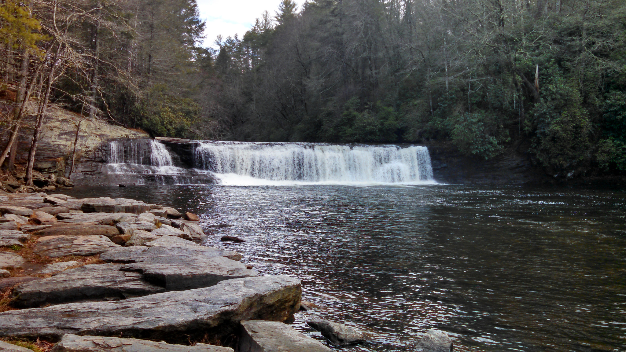 Motorola XT907 sample photo. Hooker falls in dupont state forest photography