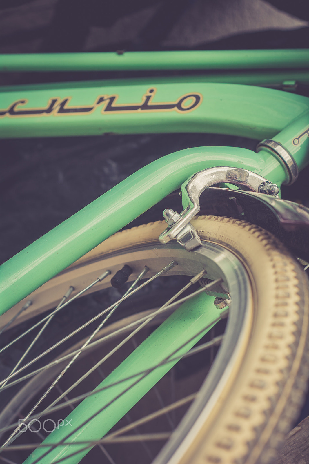 Nikon D7100 + AF Nikkor 50mm f/1.8 sample photo. Mint bike photography