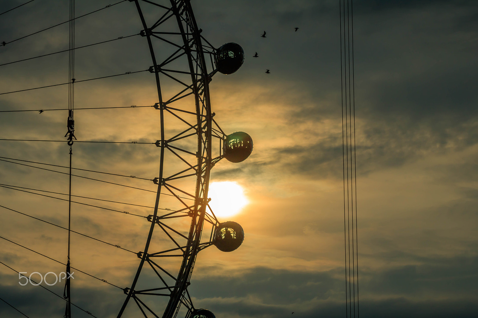Canon EF 100mm F2.8 Macro USM sample photo. London sunset photography