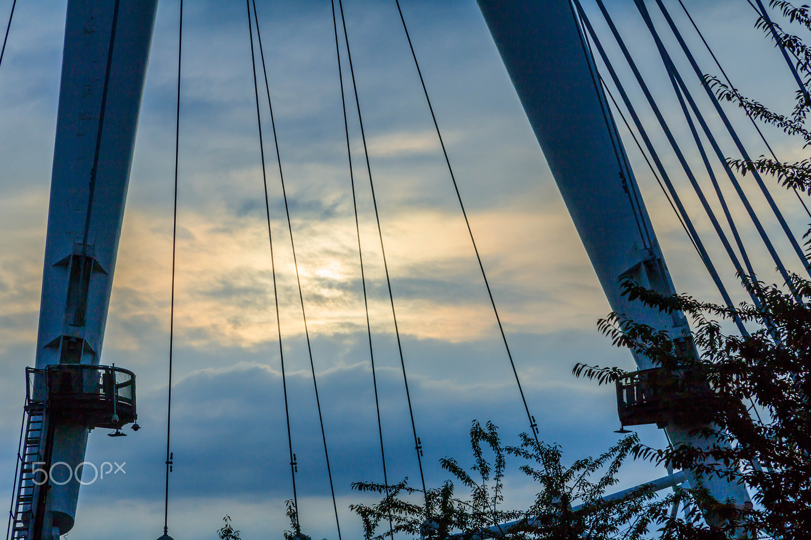 Canon EF-S 17-85mm F4-5.6 IS USM sample photo. London sunset photography