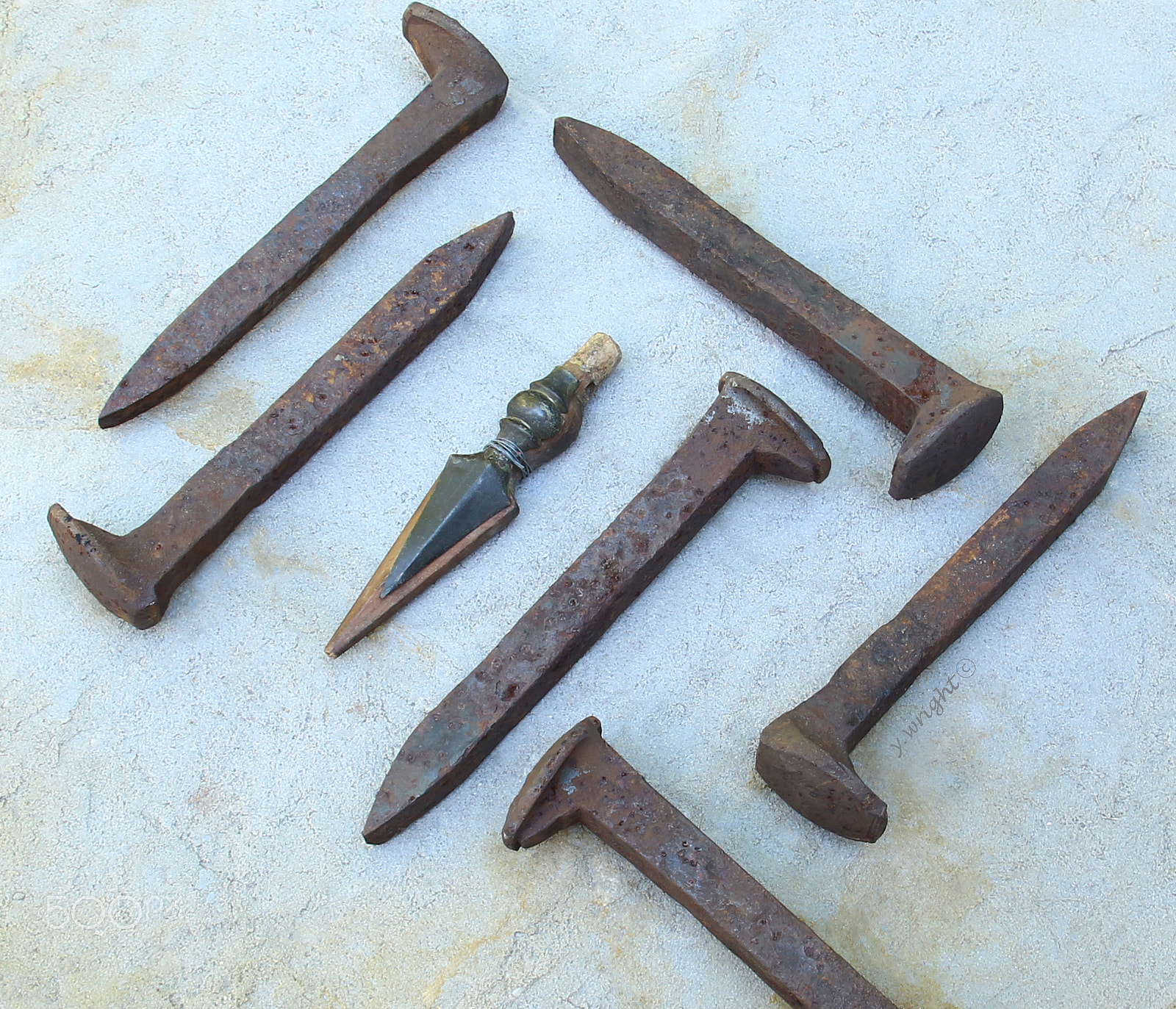 Canon EF-S 18-200mm F3.5-5.6 IS sample photo. Railroad spikes of the old photography