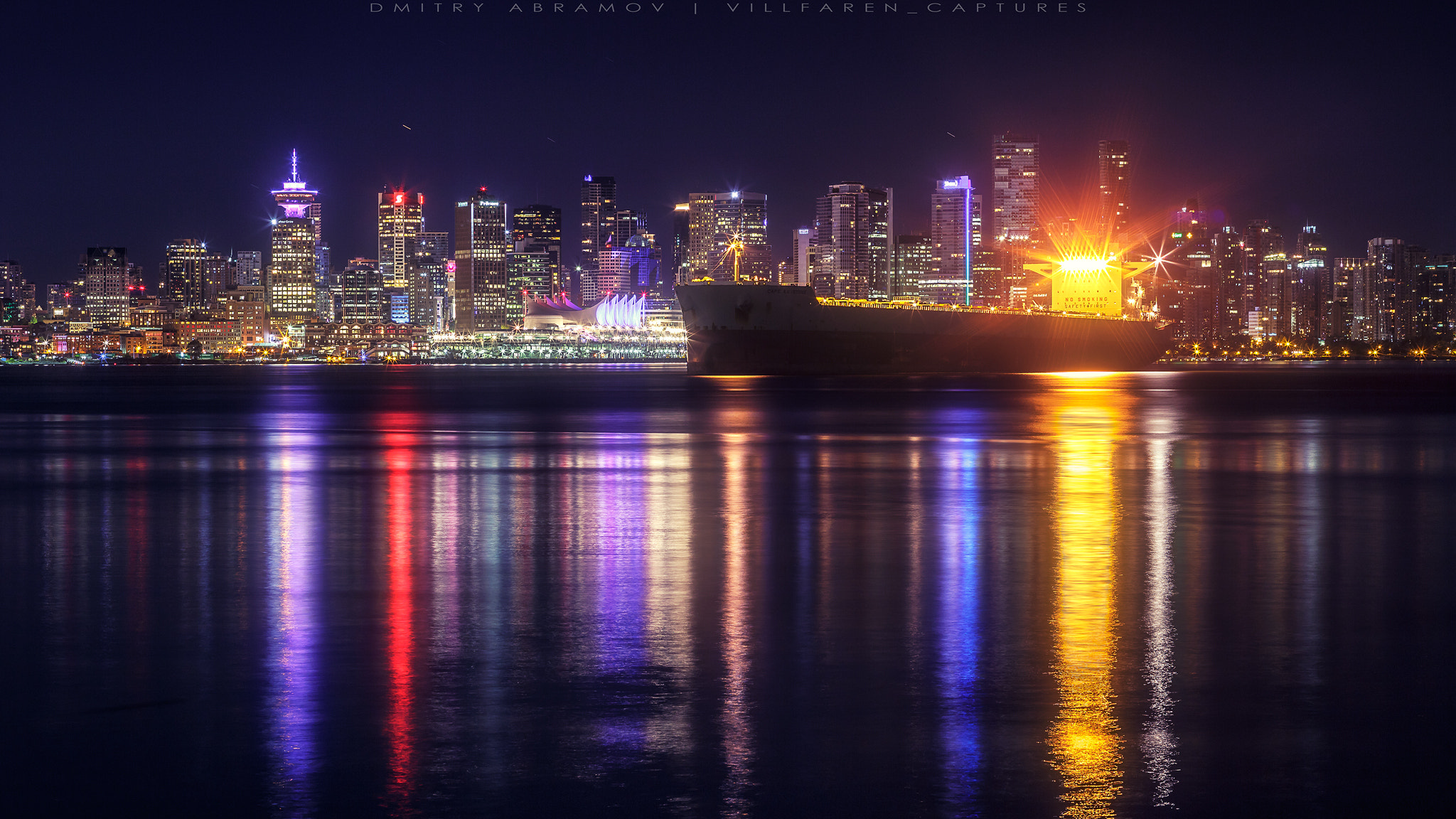 Canon EF 100mm F2.8 Macro USM sample photo. Vancouver nightscape photography