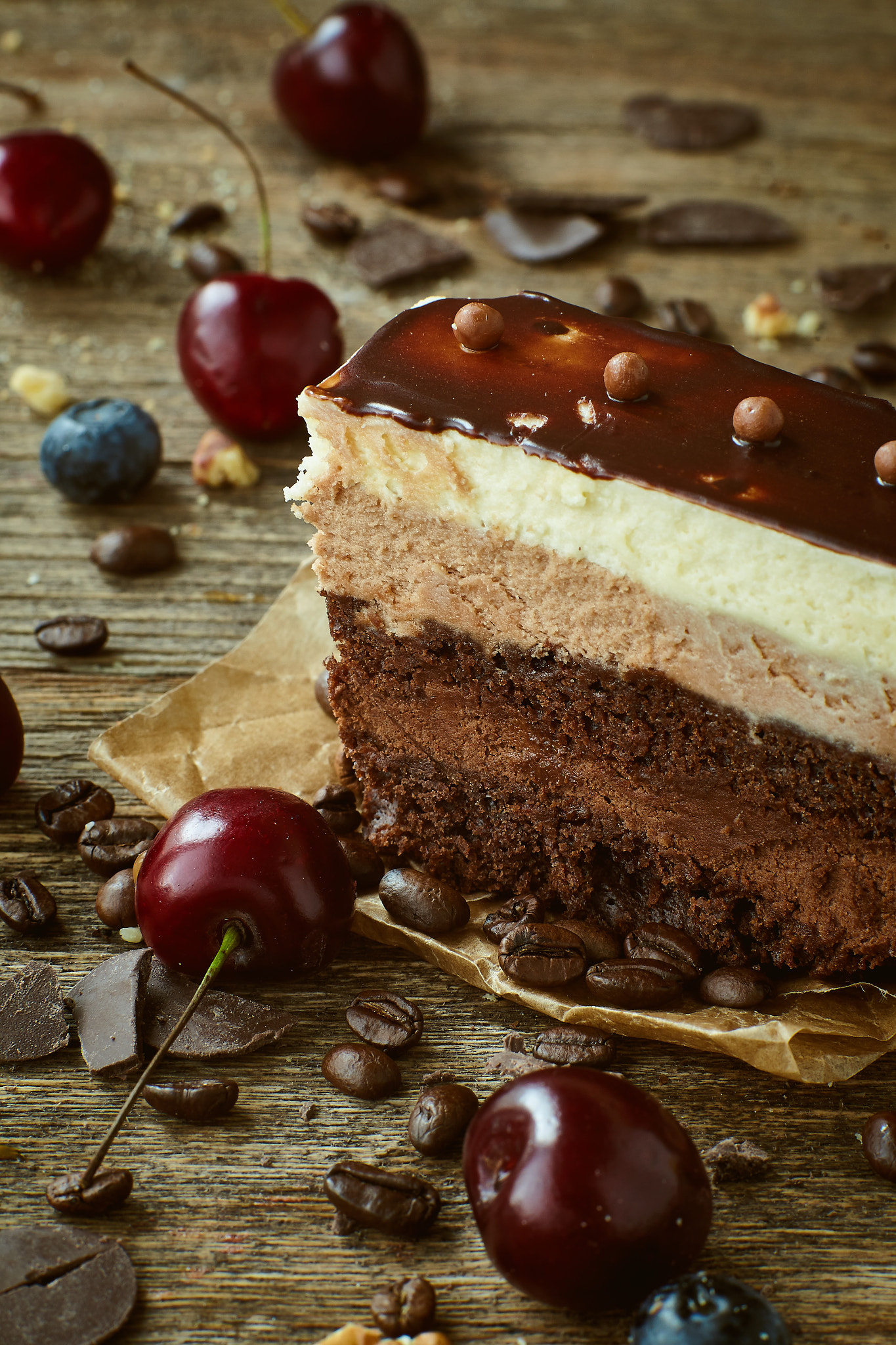 Canon EF 85mm F1.2L II USM sample photo. Chocolate desert photography