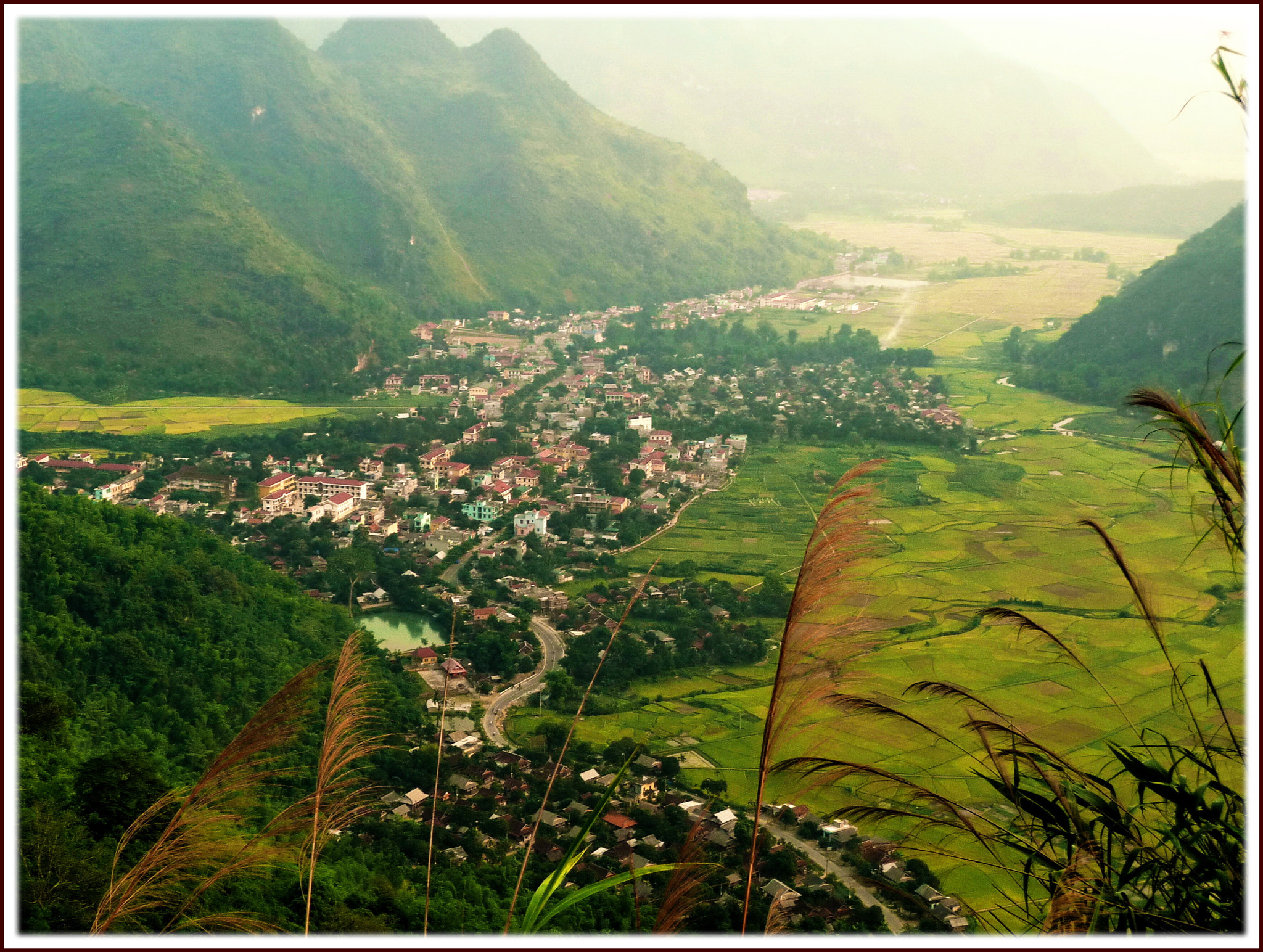 Panasonic DMC-TZ15 sample photo. Mai chau valley at sunset photography