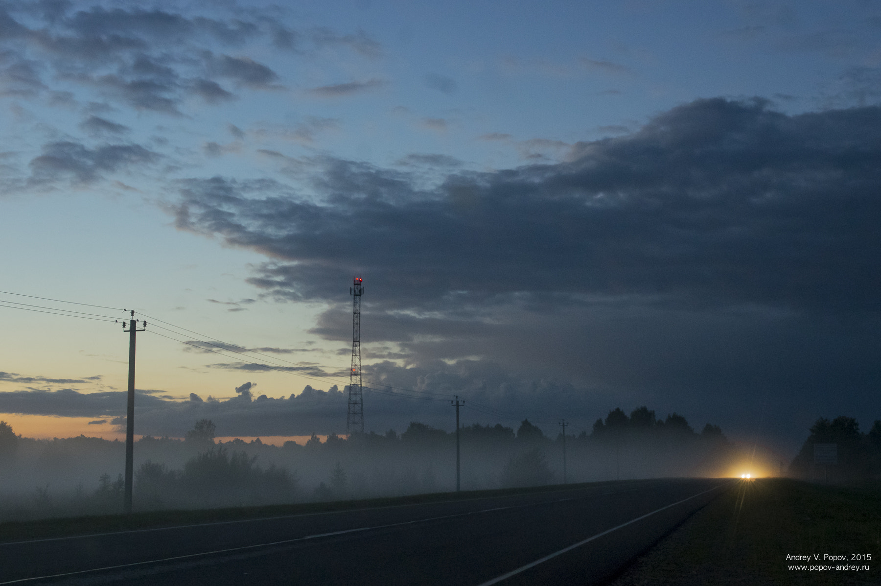 Pentax smc FA 31mm F1.8 AL Limited sample photo. Bryanschina unveiled (fog on the road) photography