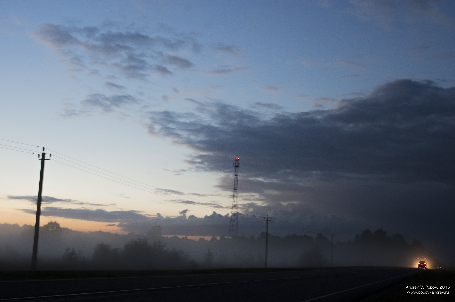 Pentax smc FA 31mm F1.8 AL Limited sample photo. Bryanschina unveiled #3 (fog on the road) photography