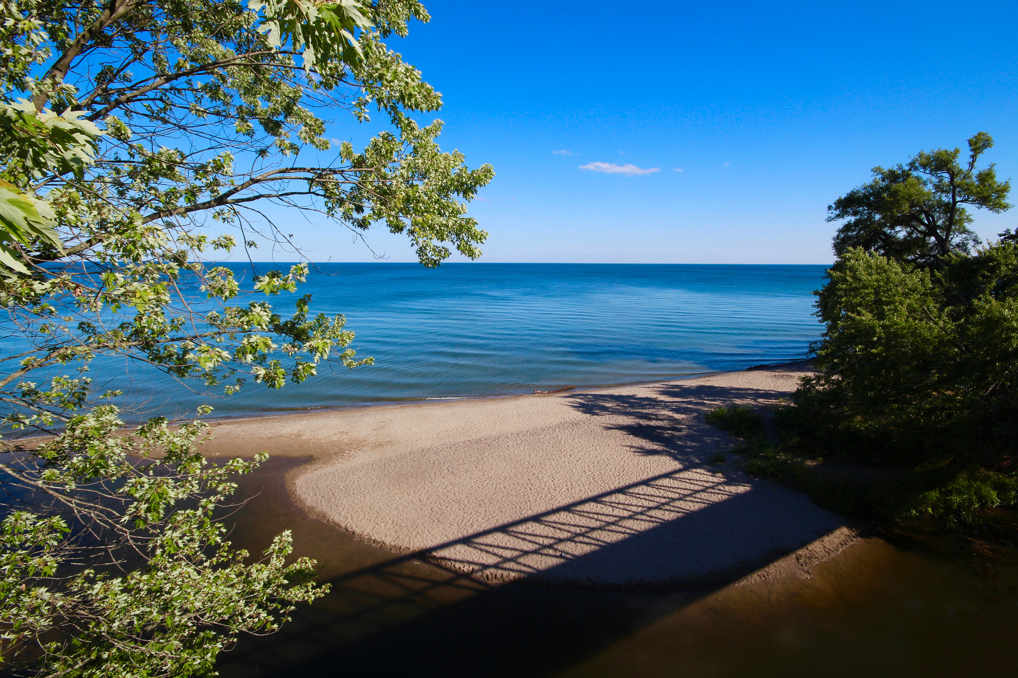 Sigma 10-20mm F4-5.6 EX DC HSM sample photo. Beach from bridge photography