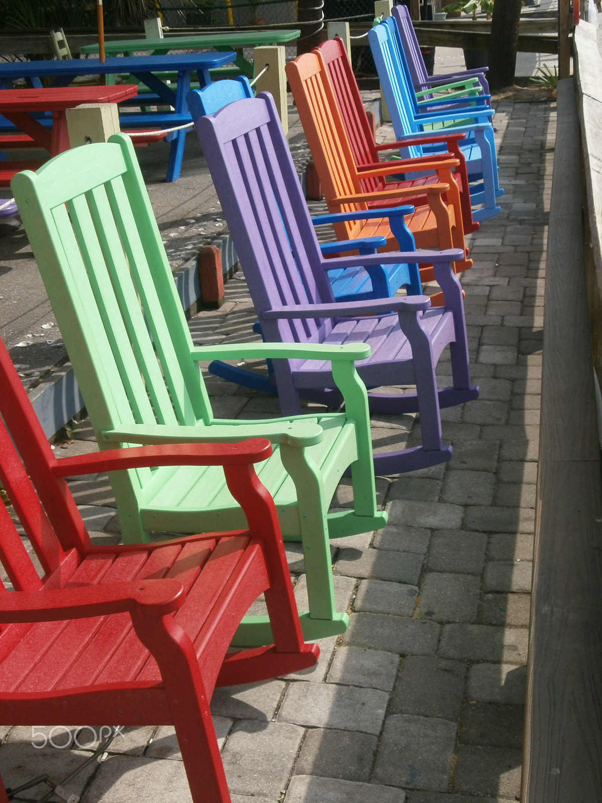 Olympus VG110,D700 sample photo. Chair rainbow photography