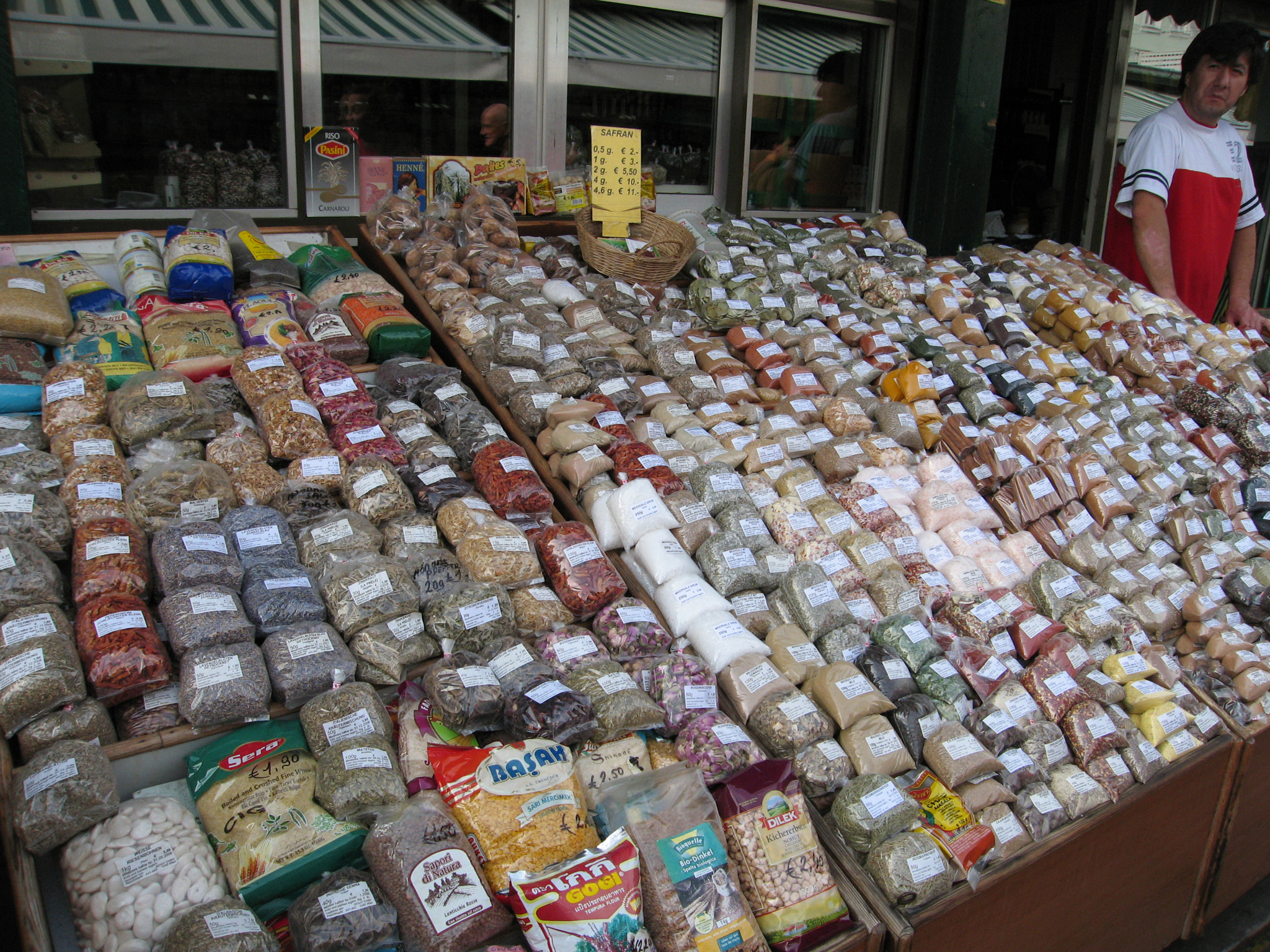 Canon POWERSHOT S80 sample photo. Mercado en viena. photography