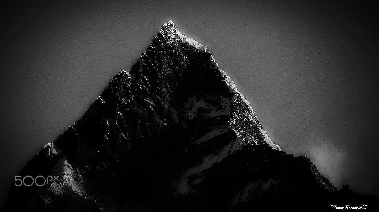 Canon EF 100-400mm F4.5-5.6L IS USM sample photo. Machapuchare \ fish tail peak photography