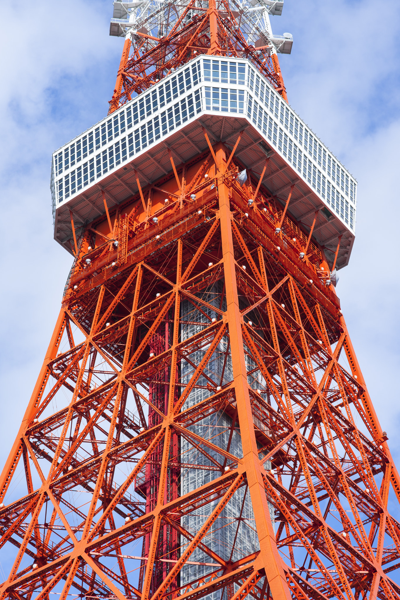 Sony Alpha DSLR-A900 + Sigma 85mm F1.4 EX DG HSM sample photo. Part of tokyo tower photography