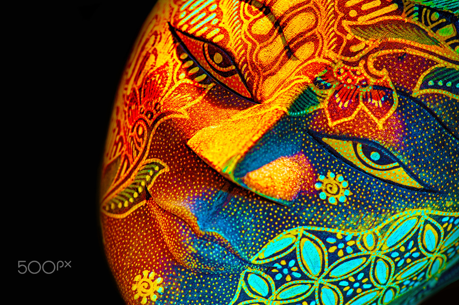 Nikon D40 sample photo. Mask photography