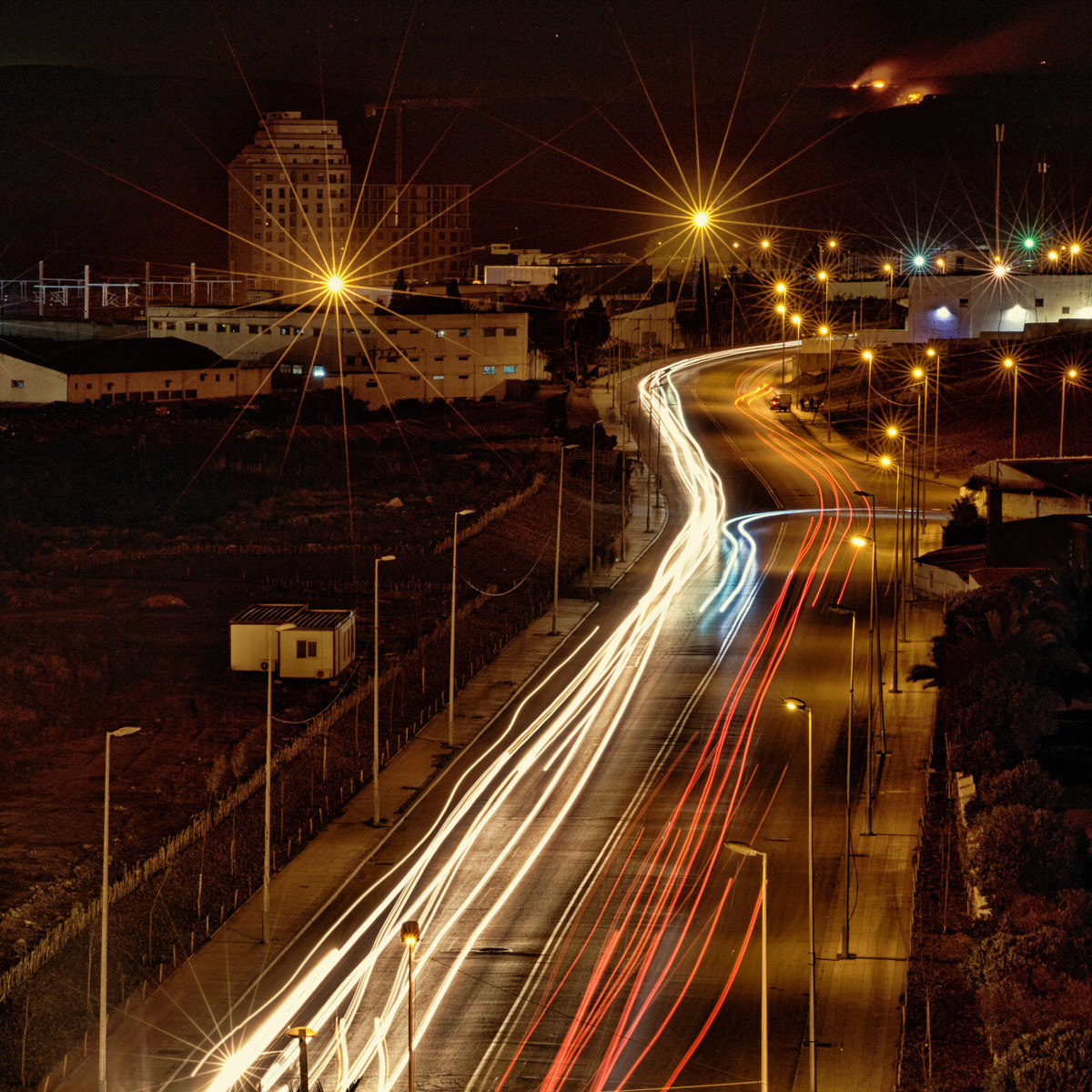 Canon EOS 5D sample photo. Night city photography