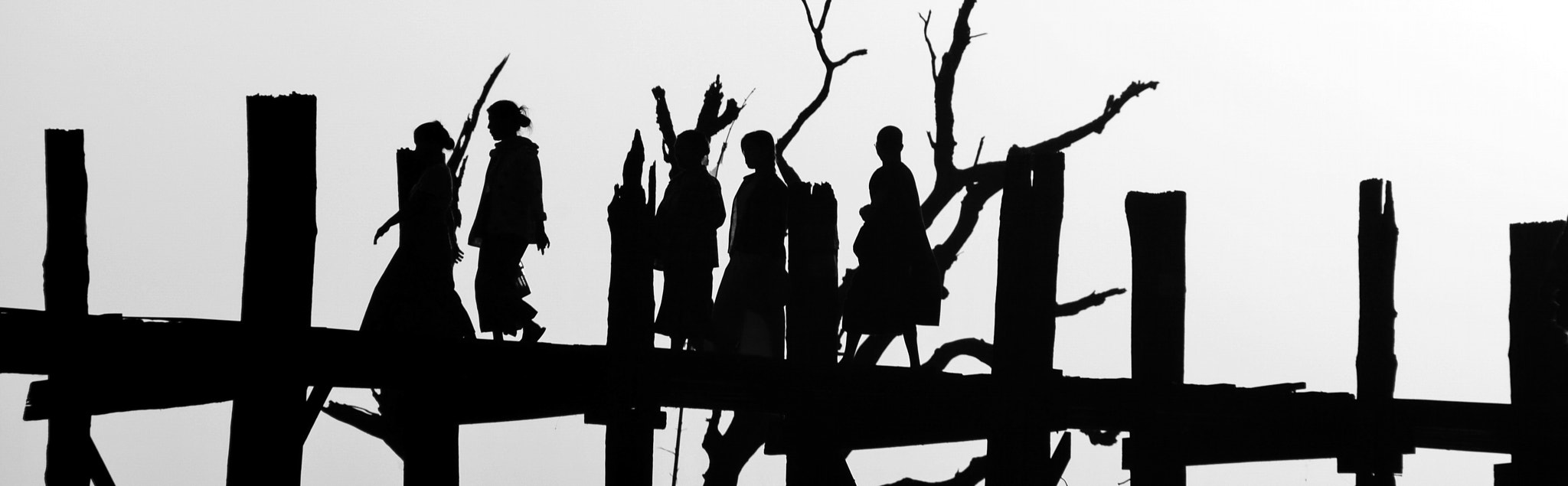 Sigma 18-250mm F3.5-6.3 DC OS HSM sample photo. Footbridge (myanmar) photography