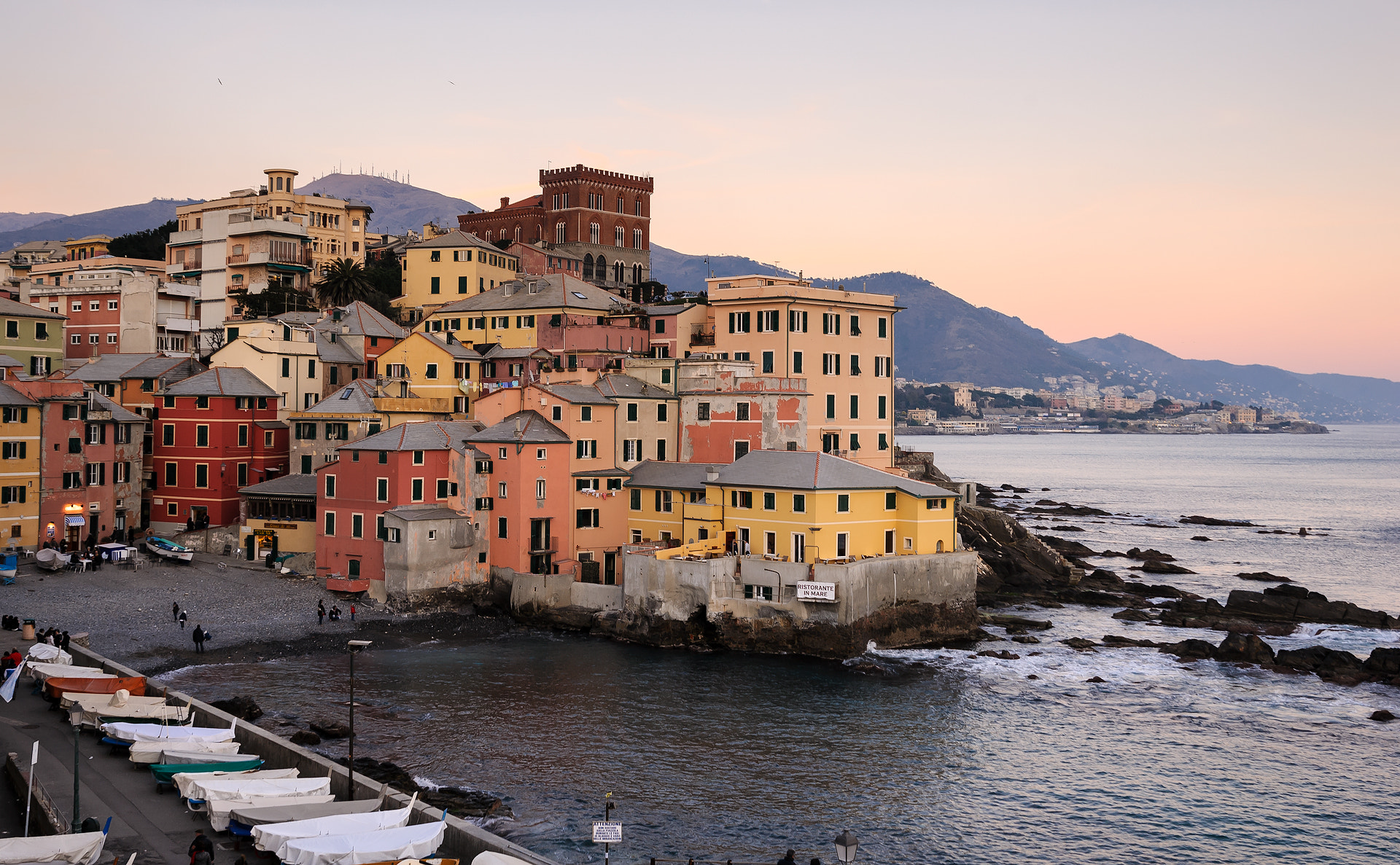 Nikon D700 + Samyang 35mm F1.4 AS UMC sample photo. Boccadasse photography