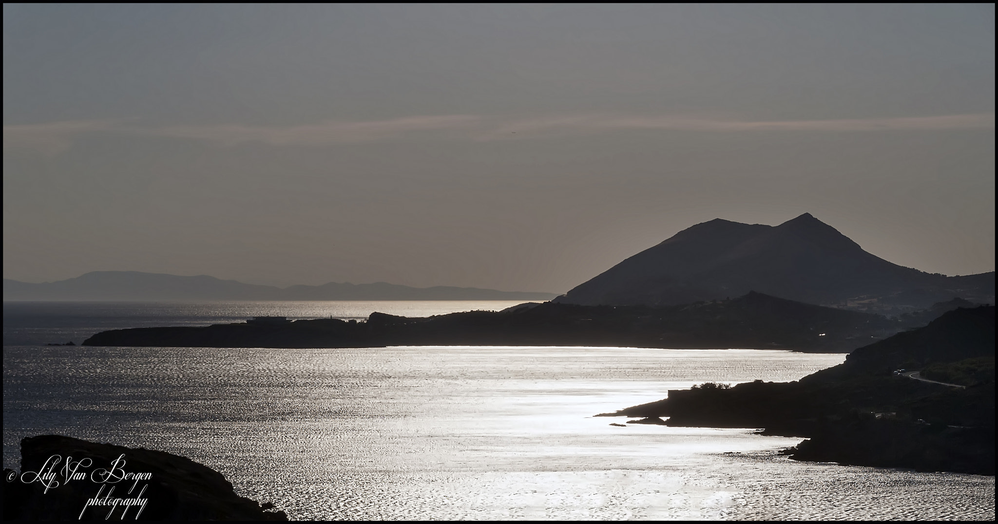 Sigma 28-300mm F3.5-6.3 DG Macro sample photo. Sunset at cape sounio photography