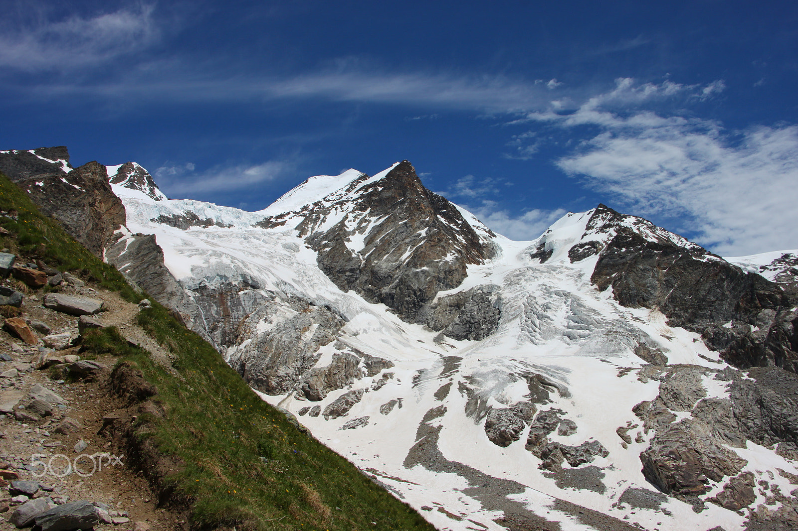 Canon EOS 500D (EOS Rebel T1i / EOS Kiss X3) sample photo. Towards rifugio mezzalama photography