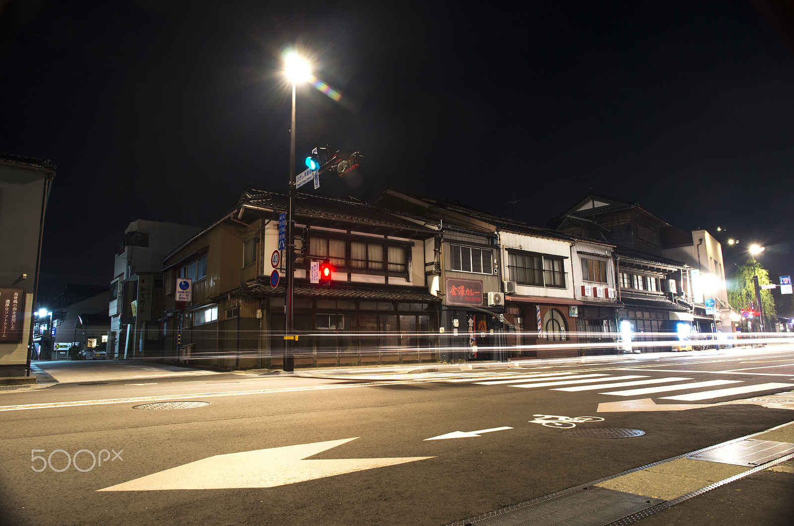 Pentax K-5 IIs sample photo. Kanazawa at night photography