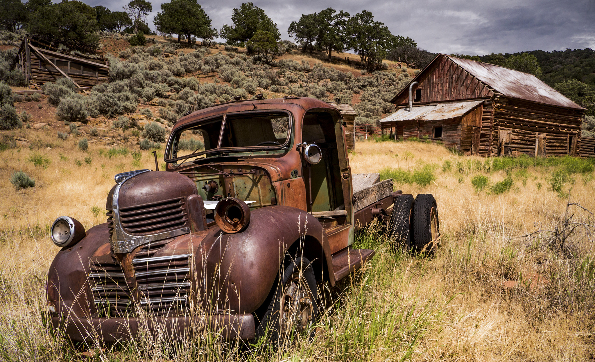 Panasonic Lumix DMC-GH3 sample photo. Dodge truck gypsum ranch photography