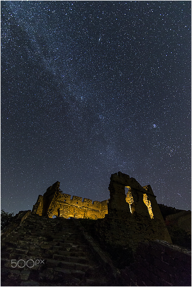 Canon EF 14mm F2.8L II USM sample photo. Starry night @ great wall photography