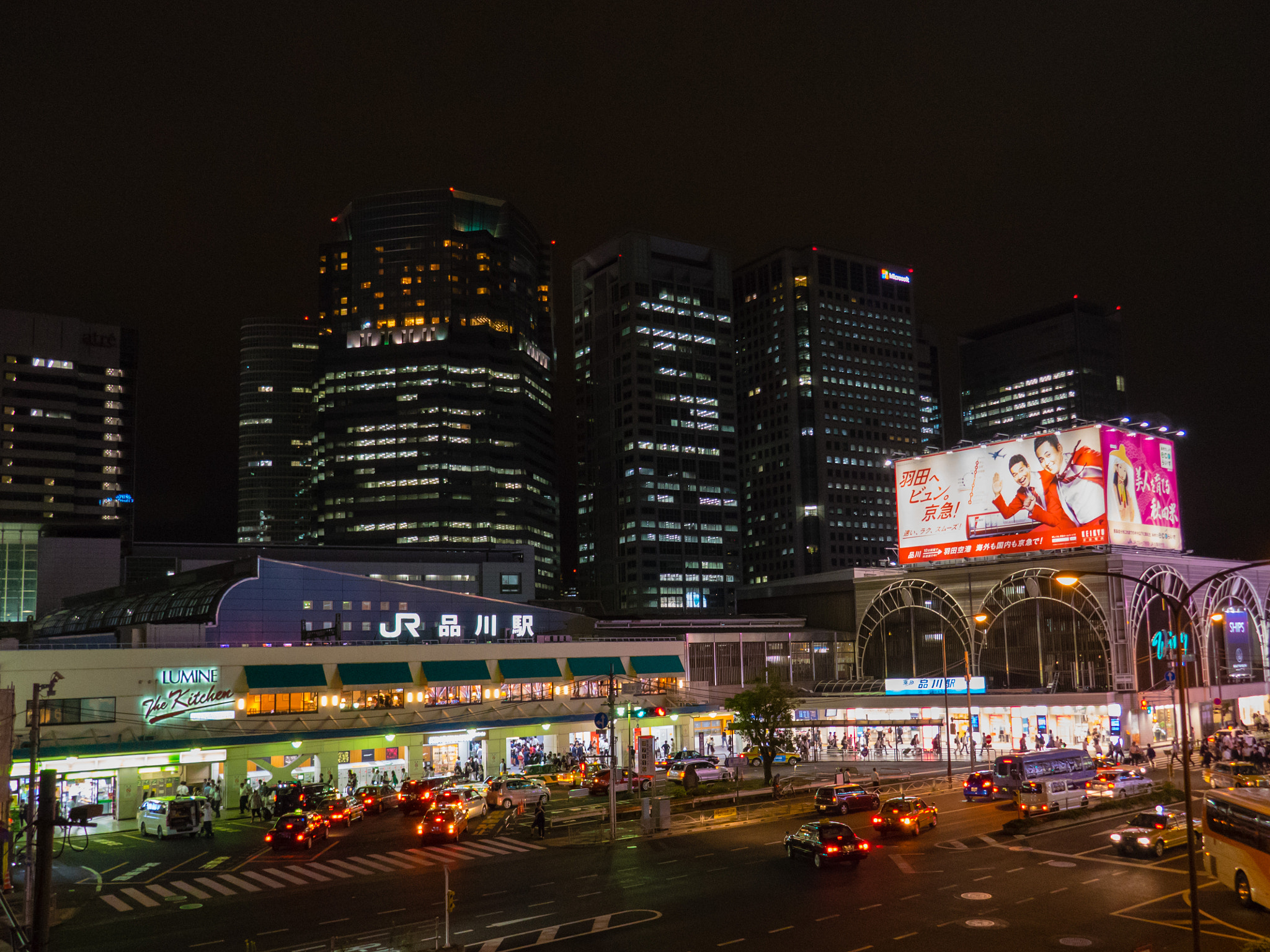 Panasonic DMC-TX1 sample photo. Shinagawa station takanawa exit photography