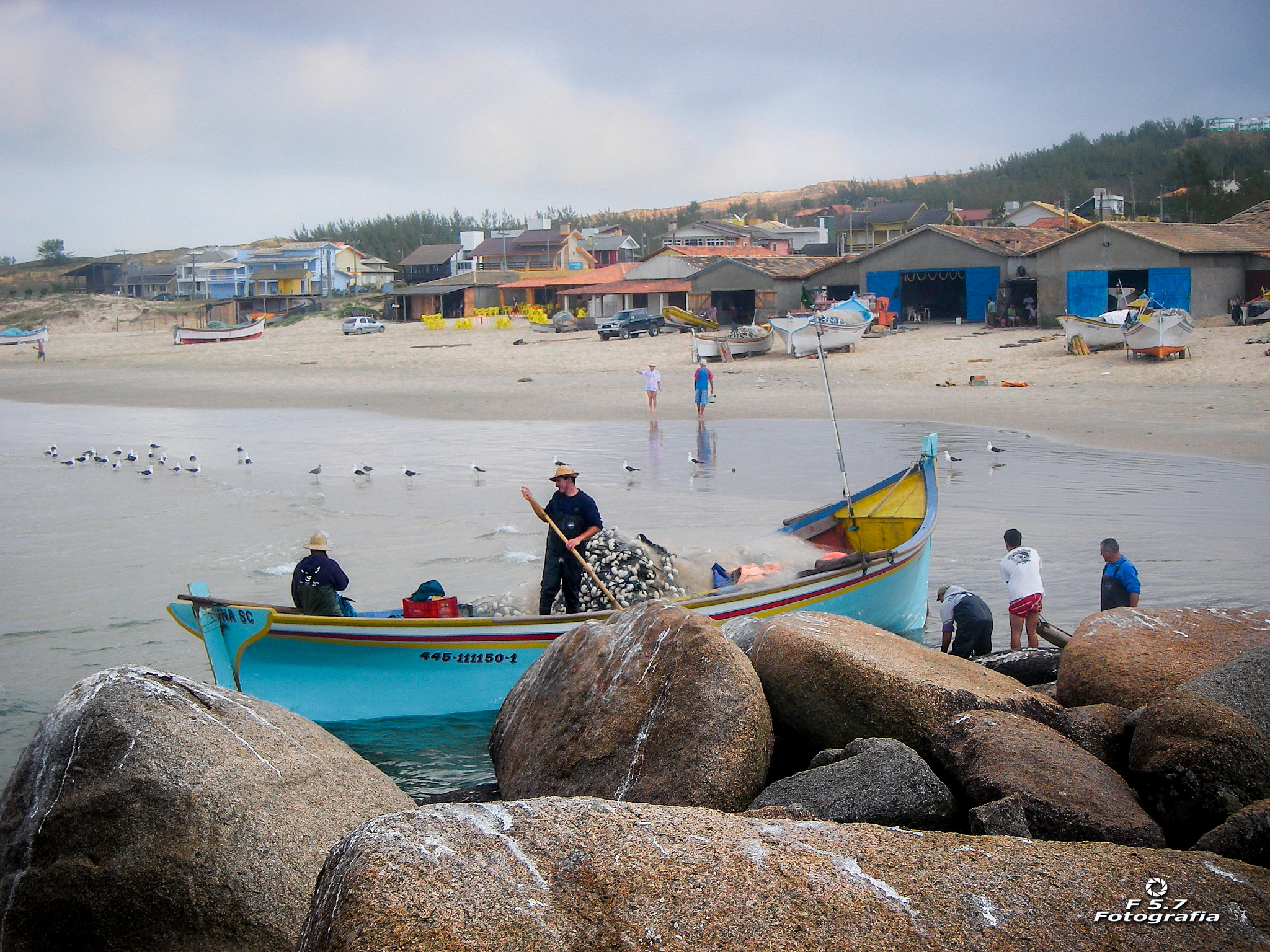 Pentax OPTIO W10 sample photo. Pescadores - praia do cardoso - laguna - santa catarina - brasil photography