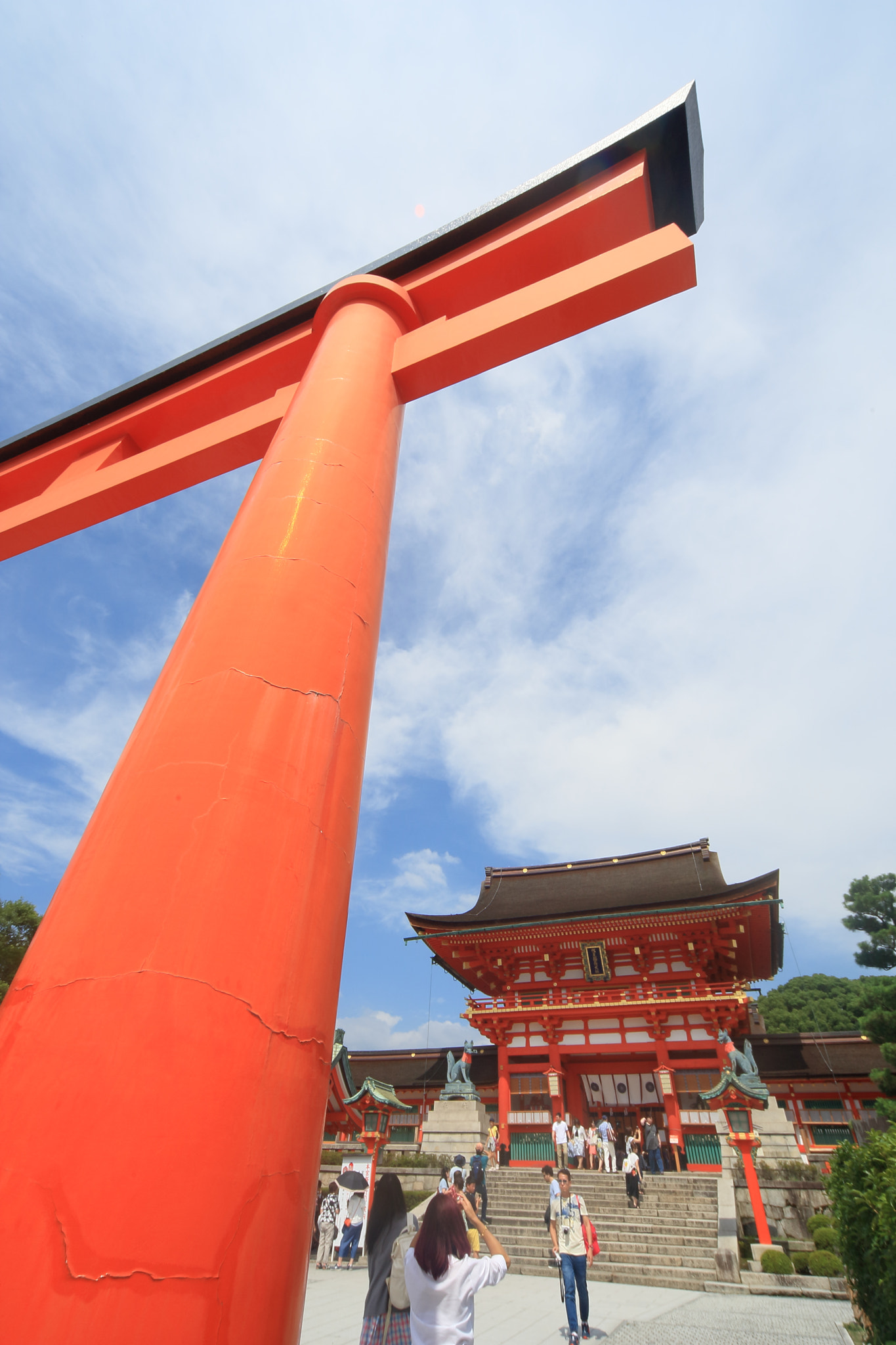 Canon EOS-1D Mark III + Sigma 12-24mm F4.5-5.6 EX DG Aspherical HSM sample photo. Torii and gate photography