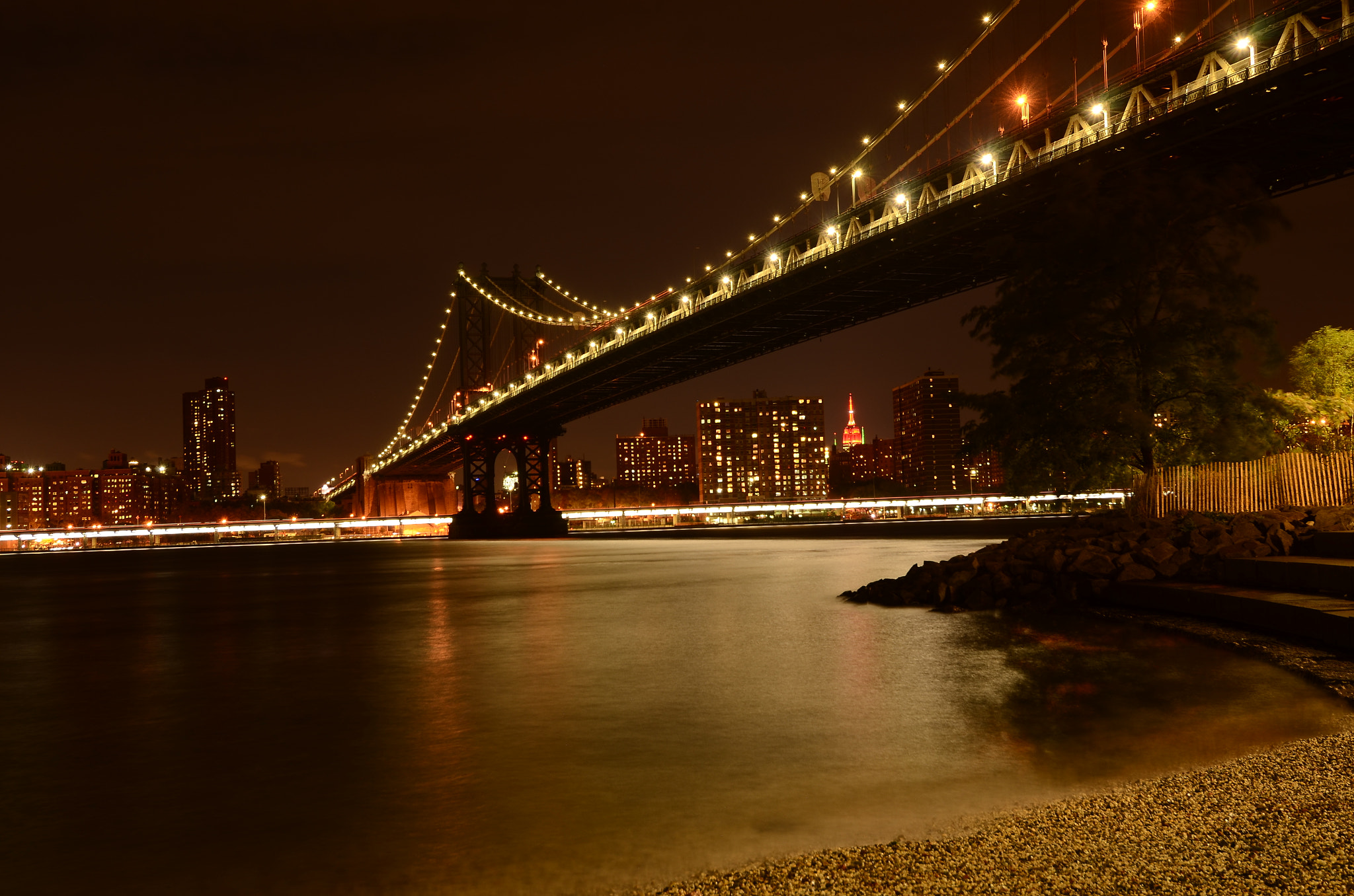 Nikon D7000 + Tokina AT-X Pro 12-24mm F4 (IF) DX sample photo. Brooklyn bridge photography