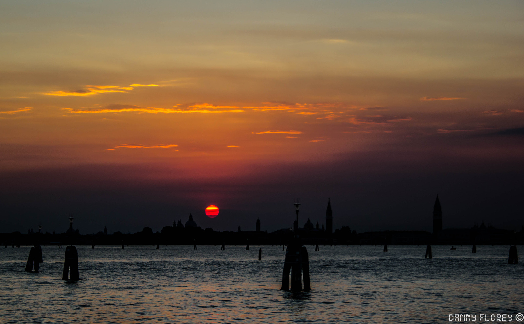 Canon EF-S 18-55mm F3.5-5.6 II sample photo. Sunset venice photography