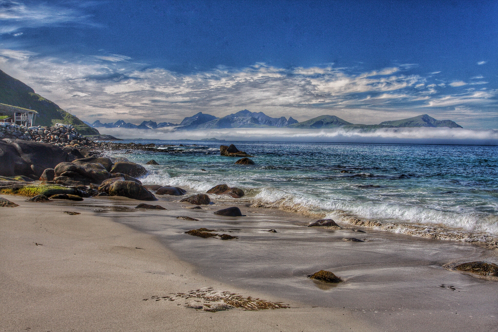 Canon 10-24mm sample photo. Lofoten beach photography