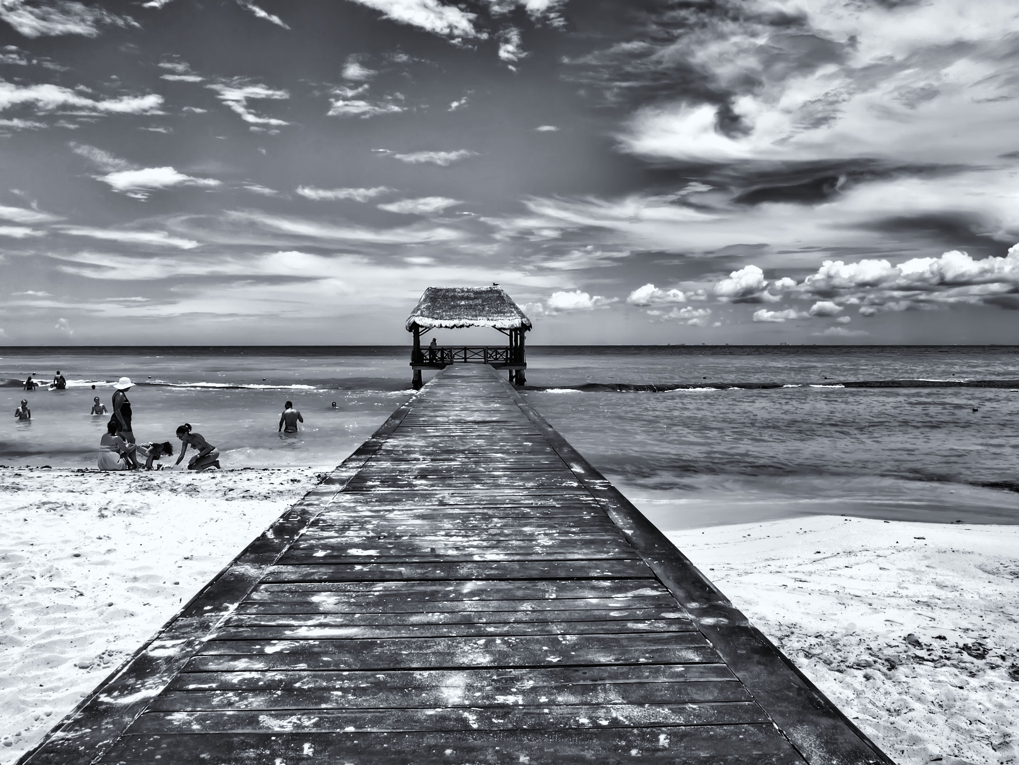 Panasonic Lumix DMC-GX1 sample photo. Cancun-azul fives photography