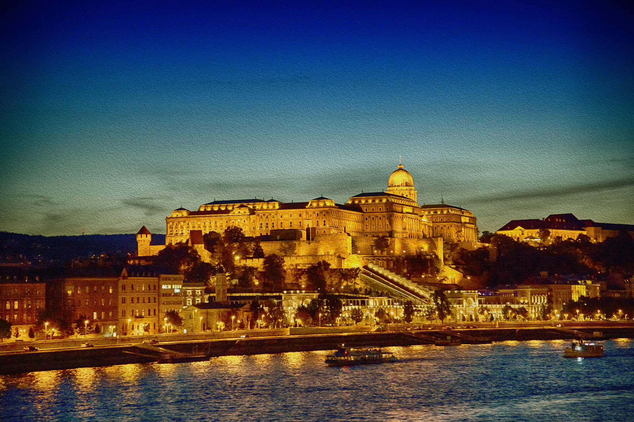 Nikon Df sample photo. Budapest castle photography