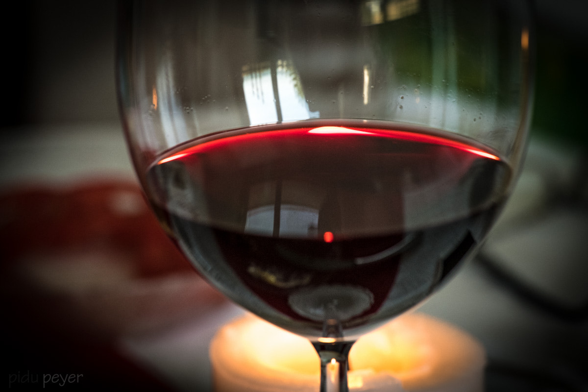 Nikon D5 sample photo. A glass of red wine photography