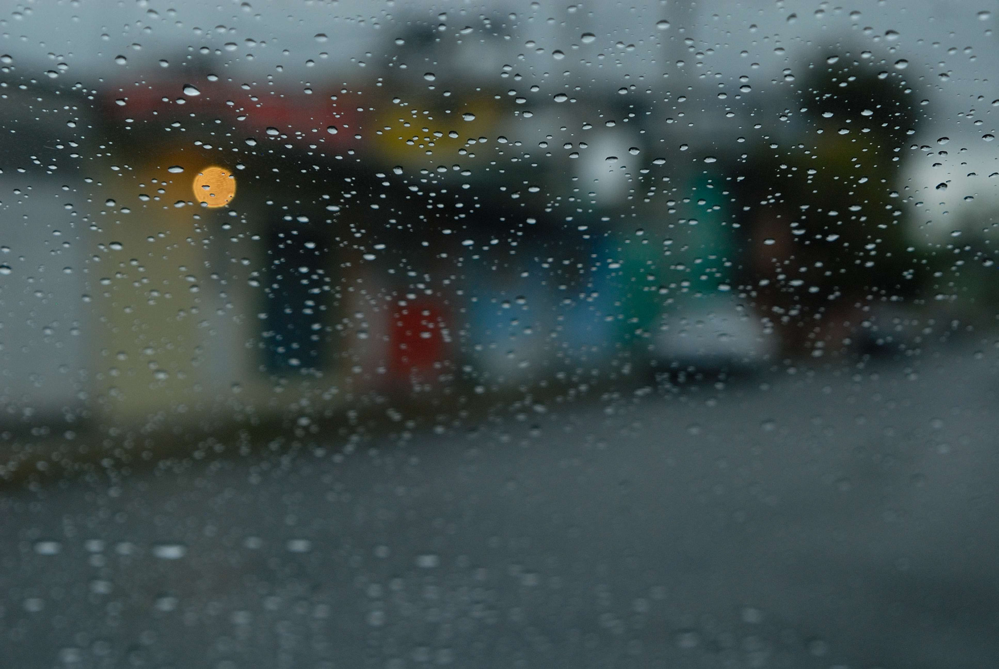 Nikon D200 sample photo. Bajo la lluvia photography