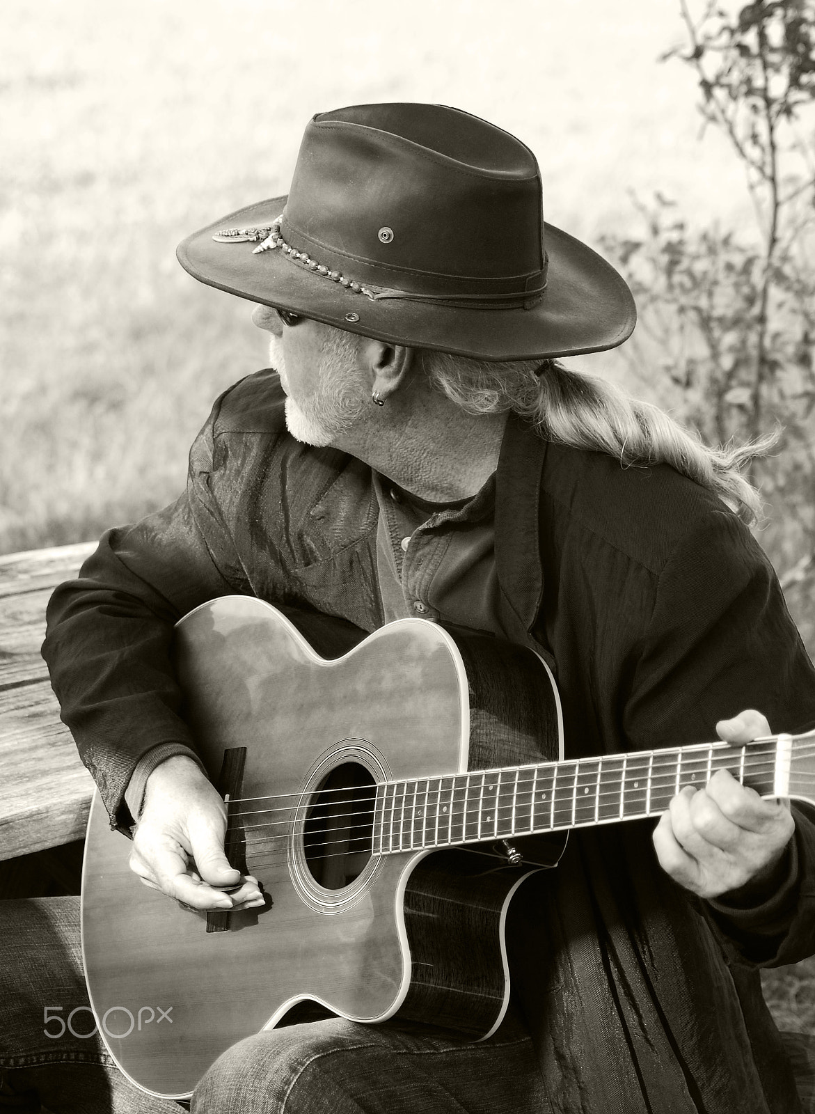 Nikon D40 sample photo. Leland on the guitar photography