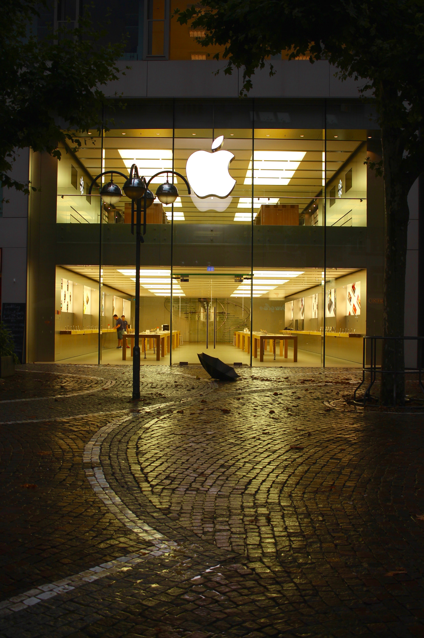 Canon EF-S 24mm F2.8 STM sample photo. Apple and the umbrella photography