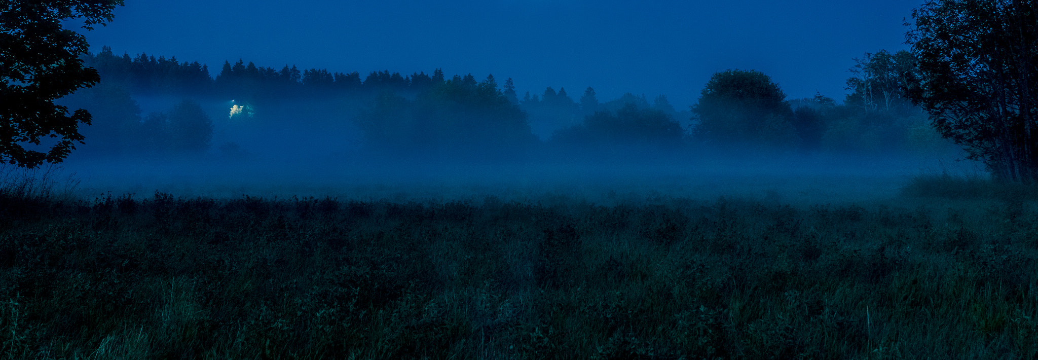 Canon EOS 70D + Canon EF 35mm F1.4L USM sample photo. A foggy night photography