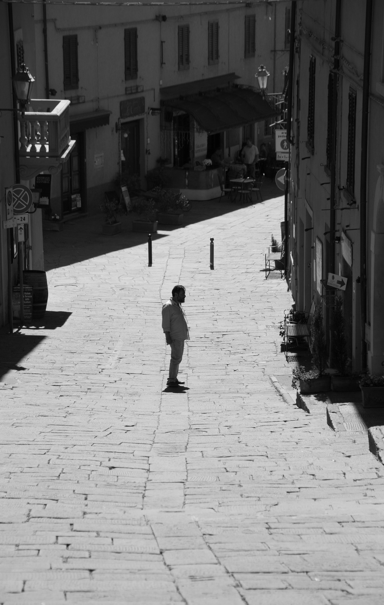 Nikon D3000 sample photo. Lonely man photography