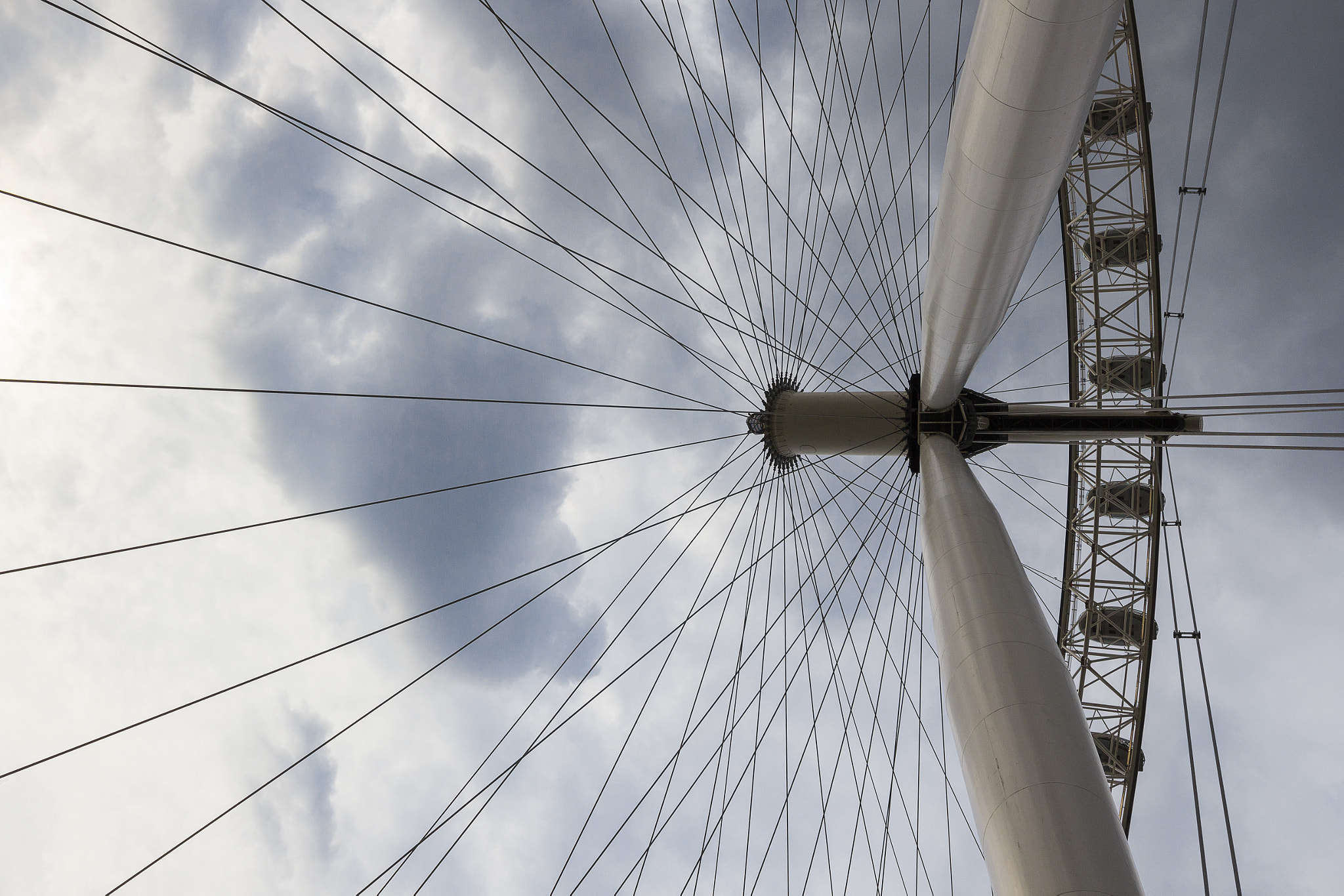 Canon EOS 60D + Canon EF 16-35mm F4L IS USM sample photo. London eye photography