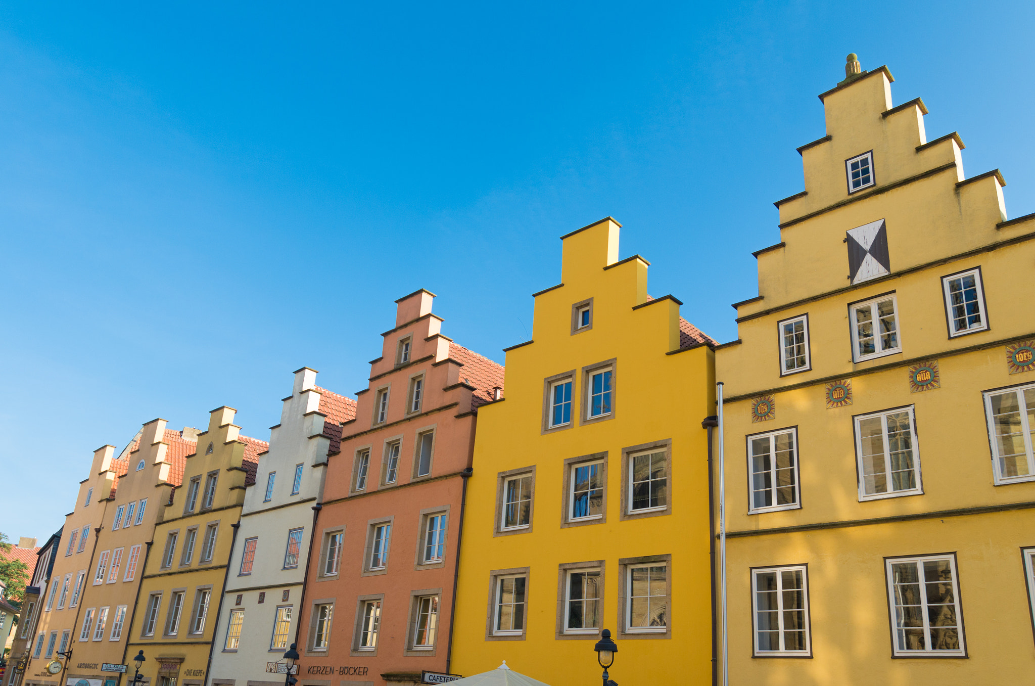 Pentax K-5 IIs sample photo. Gabled houses in germany photography