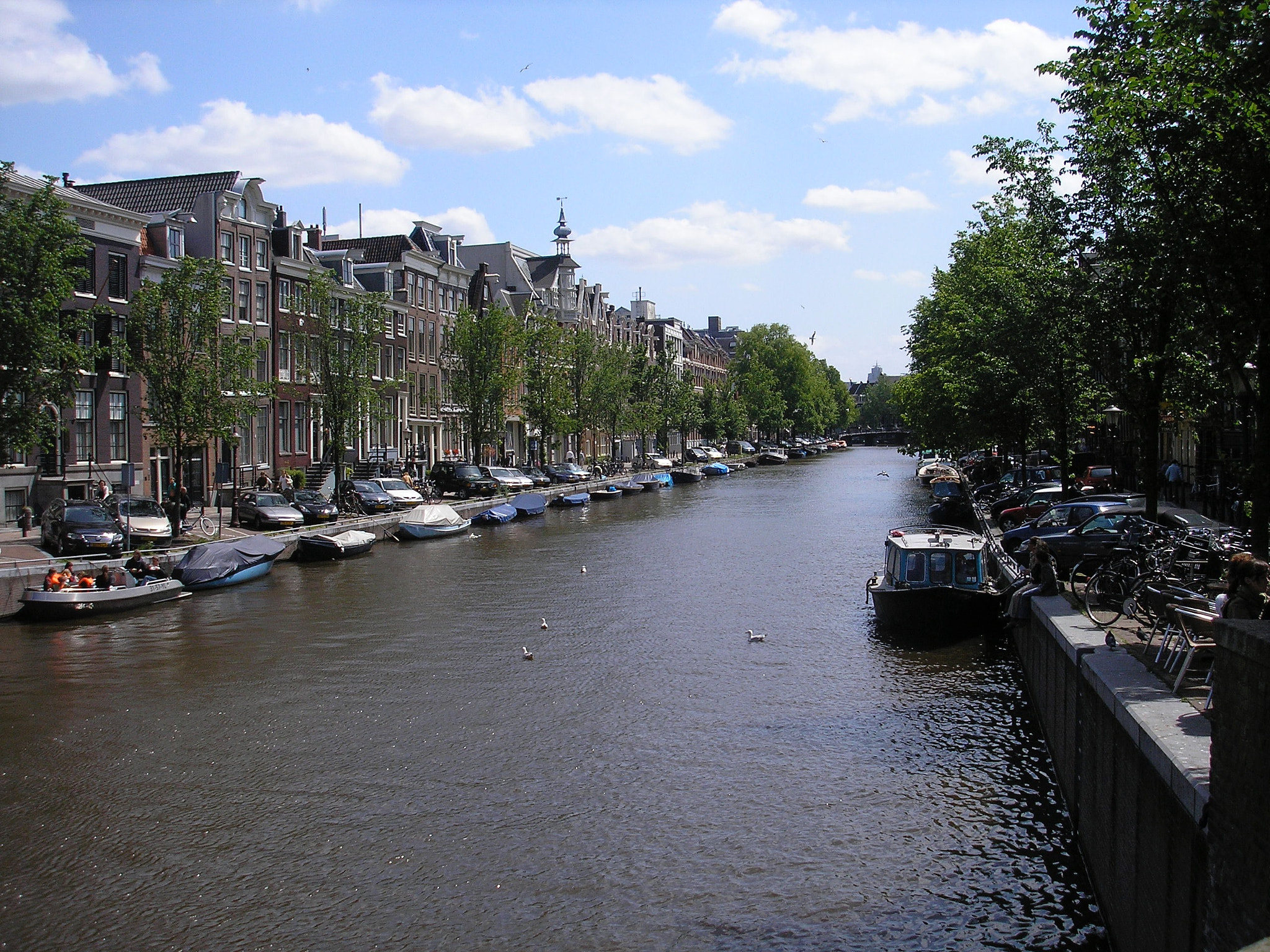 Olympus D595Z,C500Z sample photo. Canals of amsterdam photography