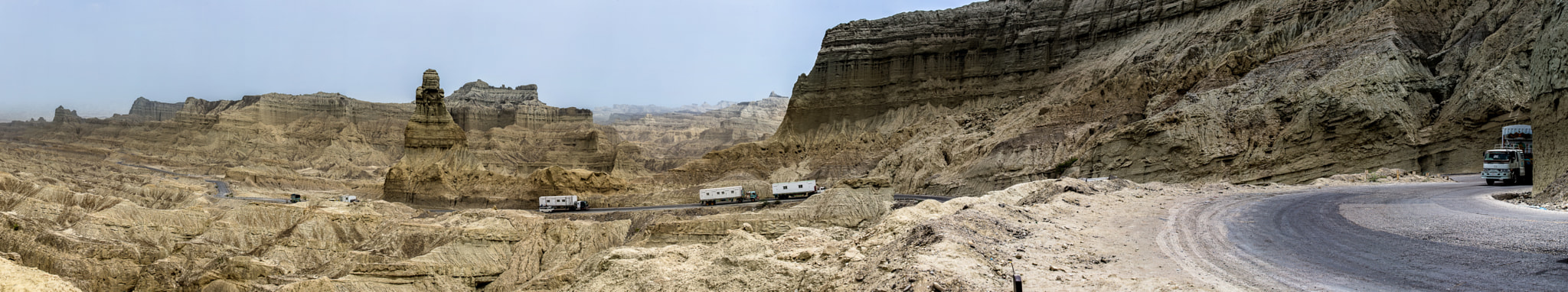 Ricoh Theta S sample photo. Buzi pass - grand caniyan of pakistan photography