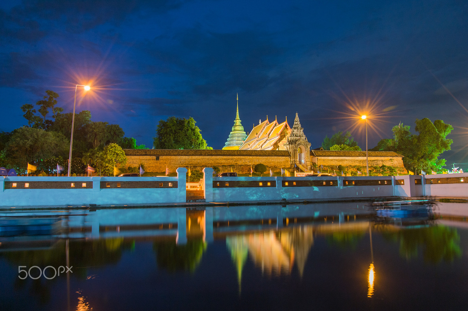 Nikon Df sample photo. Wat phra that lampang luang in twilight time,lampa photography