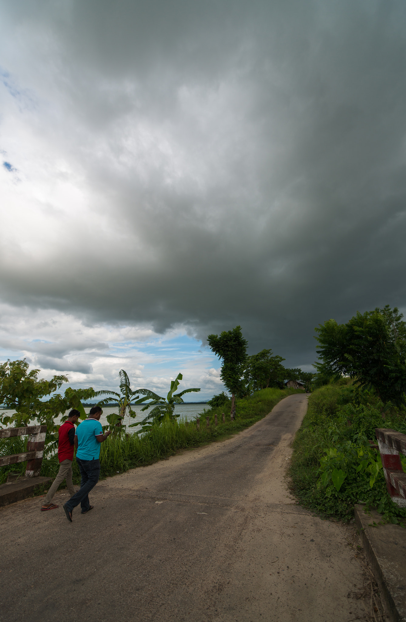 Nikon D800E sample photo. When road follows the clouds photography