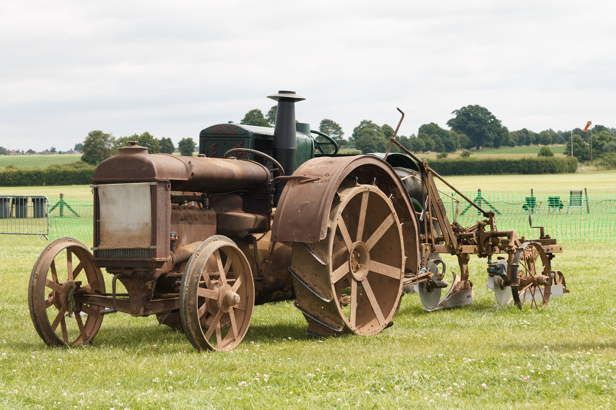 Canon EF-S 17-85mm F4-5.6 IS USM sample photo. Fordson tractor with plough photography