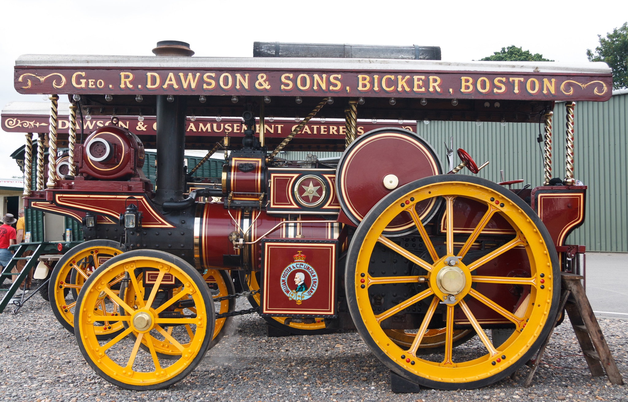 Canon EF-S 17-85mm F4-5.6 IS USM sample photo. Foster showman tractor endeavour c1915 photography