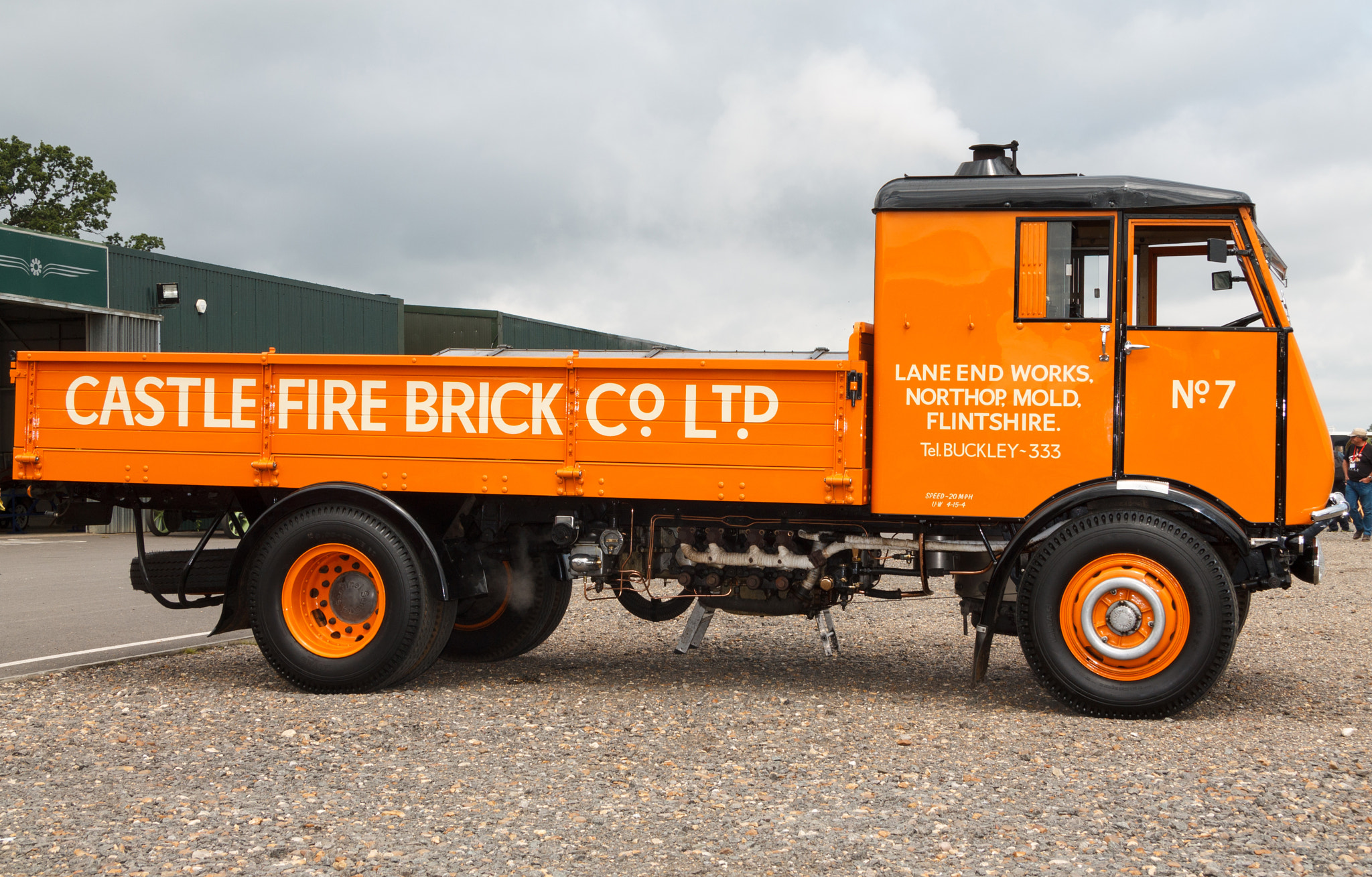 Canon EF-S 17-85mm F4-5.6 IS USM sample photo. Sentinel steam driven lorry side photography