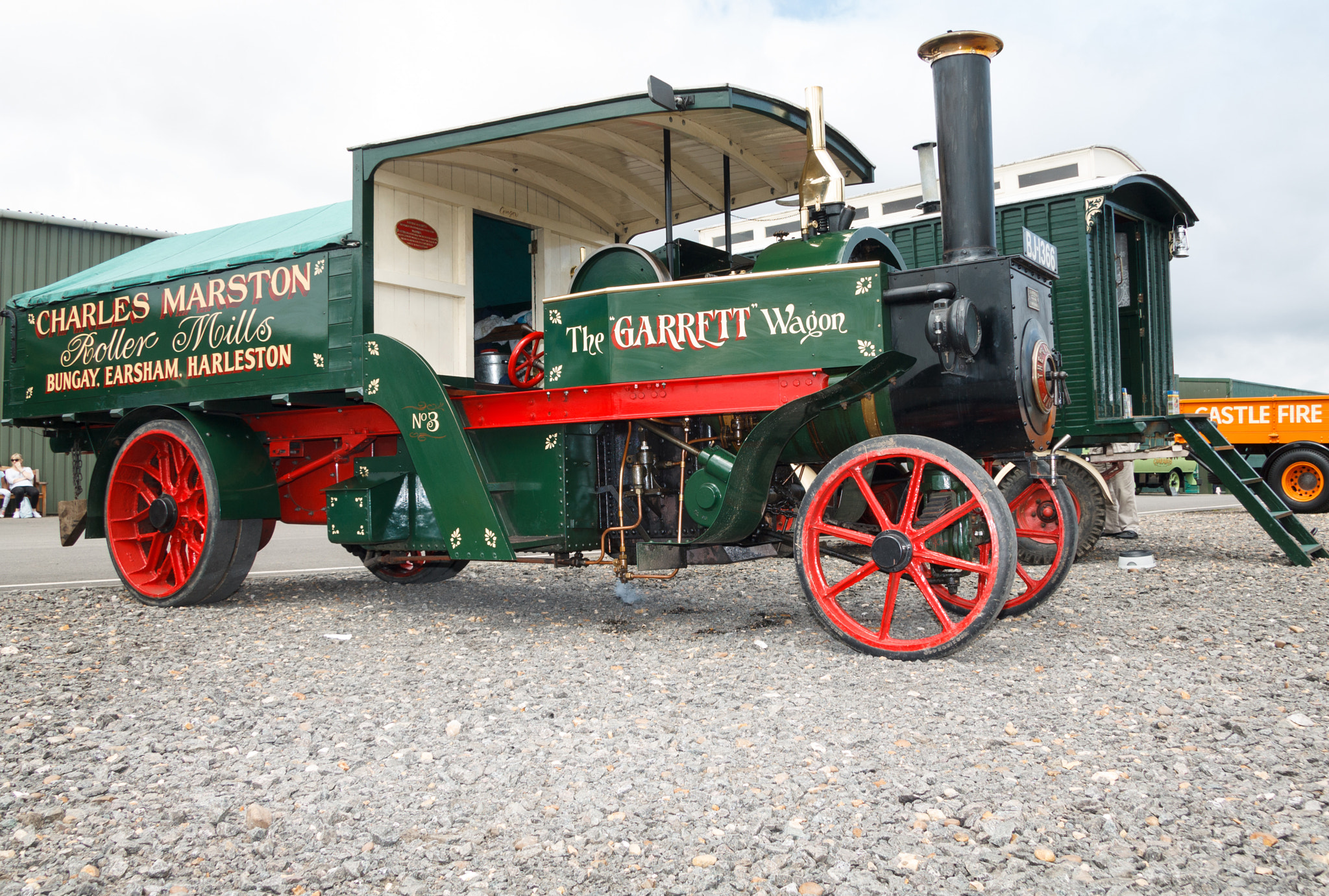 Canon EF-S 17-85mm F4-5.6 IS USM sample photo. The garrett wagon (3ton) c1912 side photography