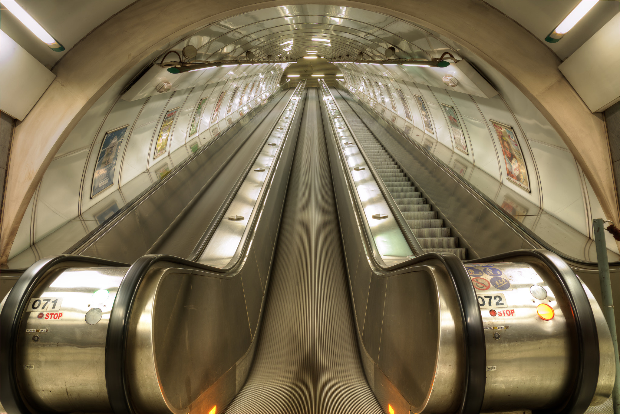 Nikon D800E sample photo. Tunnnel stairs photography